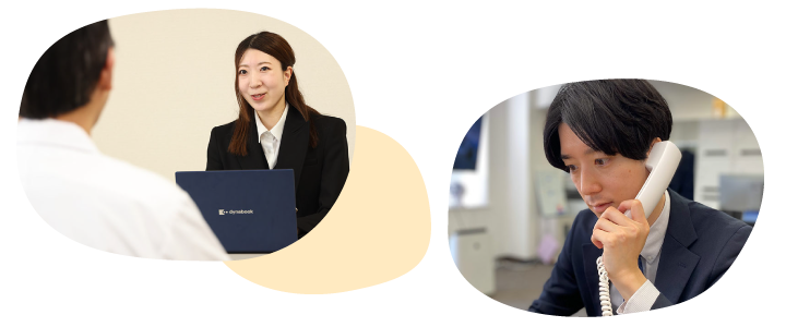 40年、ずっとクリニックの現場を回り続けてきました。機械選びから準備まで、まるごと三栄メディシスにお任せください。